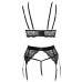 Abierta Fina Lacey Open Suspender Set