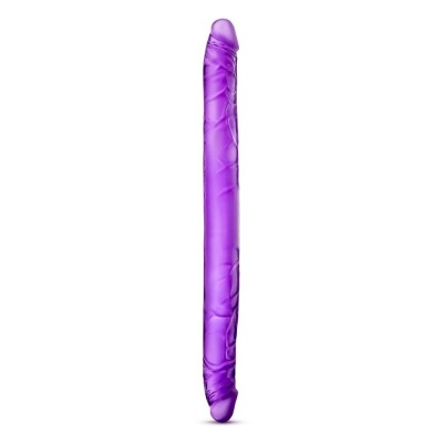 B Yours 16 Inch Purple Double Dildo