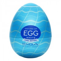 Tenga Wavy 2 Cool Edition Egg Masturbator
