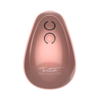 Twitch Rose Gold Hands Free Suction And Vibration Toy